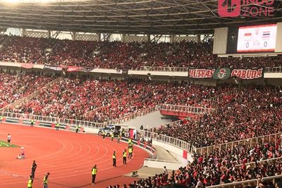 Viral Suporter Naik ke Sound di GBK saat Laga Indonesia Vs Thailand, Begini Respons Polisi