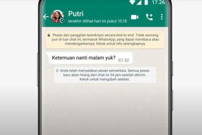 Fitur Pesan Sementara WhatsApp Buat Chat Kamu Jadi Sulit Dibaca Gebetan