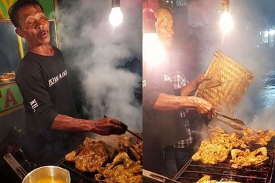 Wow! Berkah Malam Tahun Baru, Pedagang Ayam Bakar Sehari Omzetnya Rp17 Juta