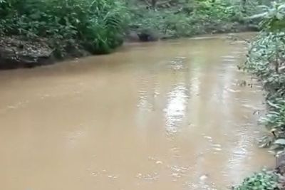 Viral! Fenomena Aneh Telaga Buret Tulungagung Banjir Padahal Enggak Ada Hujan
