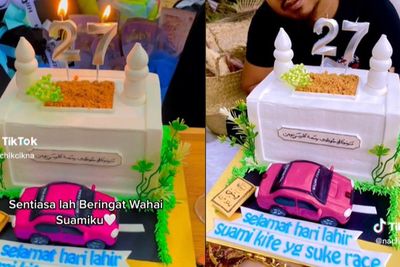 Wanita Ini Kasih Kue Ultah Bentuk Kuburan ke Suami: Biar Abang Selalu Ingat Mati