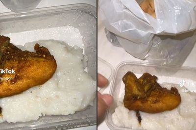 Cerita TikToker Beli Bubur tapi Ayamnya Utuh Gak Disuwir, Netizen: Penjualnya Mager