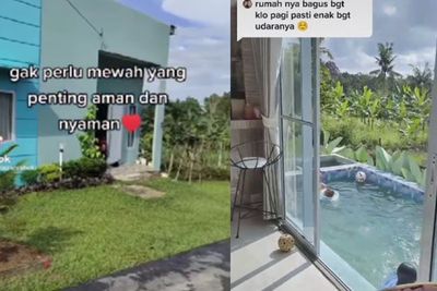 Viral, Penampakan Rumah Desain Minimalis di Tengah Sawah, Biaya Pembangunan Cuma 250 Juta