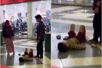 Viral Bocah Asal Samarinda Nekat Lompat dari Atas Eskalator, Netizen: Bocil Kematian!