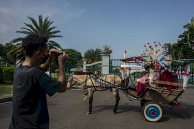 Sempat Dilarang, Heru Budi Perbolehkan Delman Beroperasi Terbatas di Kawasan Monas