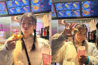Pengalaman Haruka Pertama Kali Makan Cheese Ball Korea: Enak Banget!