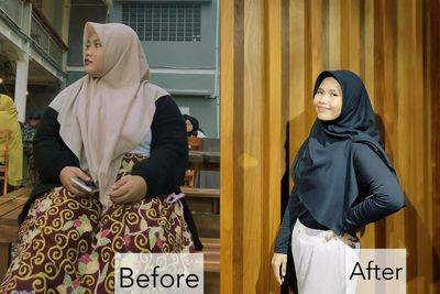 Gadis Viral Ini Bikin Pangling Dulu Beratnya 100 Kg Jadi 53 Kg, Begini Rahasia Dietnya
