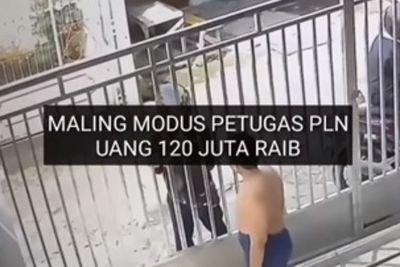 Mengaku Sebagai Petugas PLN, Dua Pria Ini Gondol Uang Tunai 120 Juta Rupiah