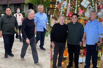 Erick Thohir Jumpa Mantan Presiden FIA Jean Todt di Bali, Netizen Langsung Kepo