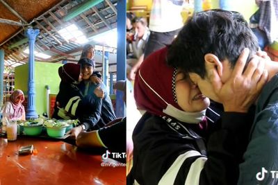 Haru Anak Laki-laki 10 Tahun Merantau, Pulang Beri Kejutan Jadi Pelayan ke Orangtua