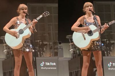 Taylor Swift Surprise Fans Nyanyi Anti-Hero di Konser The 1975, Berasa Jadi Konser Solo