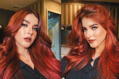 Gaya Baru Tasya Farasya Warnain Rambut Jadi Merah, Netizen: Ariel Versi Nyata