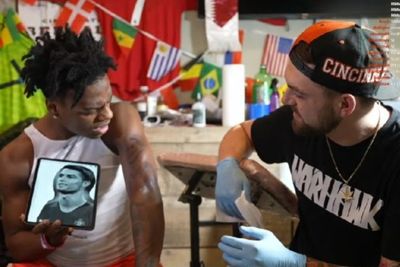 Ngefans Sampe Pasang Tato Ronaldo, IShowSpeed Kaget Hasilnya Beda Jauh sama Wajah Ronaldo!