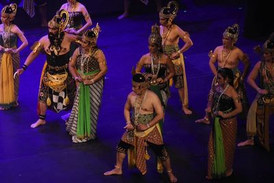 Aksi Panglima TNI dan Kapolri Jadi Wayang Orang Pandowo Boyong