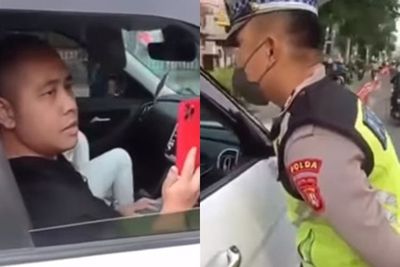 Viral Pengendara Mobil Langgar Aturan Ganjil Genap, Malah Balik Ceramahi Polisi