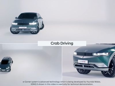 Keren! Hyundai Pamerkan Mobil yang Bisa Jalan Miring seperti Kepiting