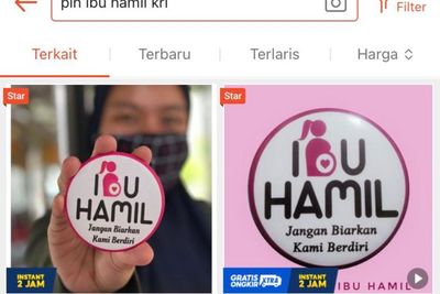 Heboh Pin Khusus Ibu Hamil di KRL Dijual Online, Netizen: Pantesan Sekarang Dicuekin