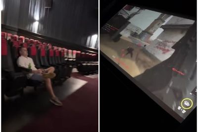 Bukan Pake TV, Bapak Satu Ini Main PS5 Pake Layar Proyektor Seukuran Layar Bioskop!