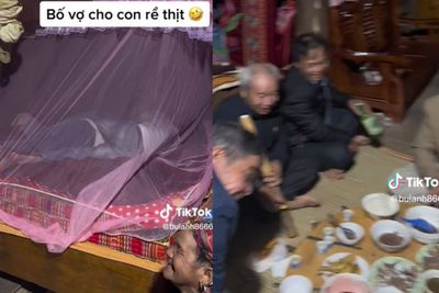 Tradisi Unik Pasangan Pengantin Malam Pertama di Atas Ranjang, Keluarga Malah Nobar