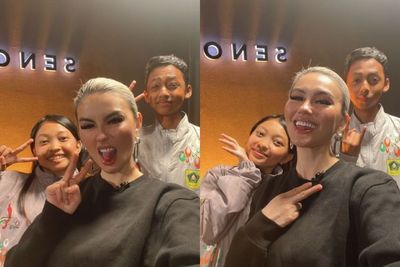 Agnez Mo Bertemu 2 Pelajar SMP 1 Ciawi yang Jago Dance Sport, Sampai Kagum Lihat Bakatnya