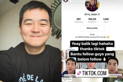 CEO RRQ Hoshi Senang! Akun TikToknya Sudah Kembali: Yeay Balik Lagi, Thanks TikTok