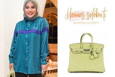 Gaya Aurel Tenteng Tas Hijau Mentereng Rp1,2 Miliar yang Tetap Sederhana!
