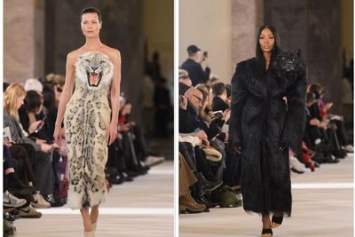 Model Schiaparelli Paris Fashion Week Pakai Busana Motif Kepala Hewan, Ramai Dikecam!