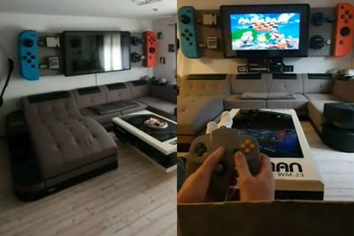 Keren Abis! Gamer Ini Bikin Setup Gaming dengan Semua Konsol Buatan Nintendo Switch