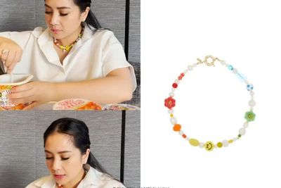 Nagita Pakai Kalung Warna-warni Harga Jutaan, Netizen: di Abang-abang Paling 3 Ribu