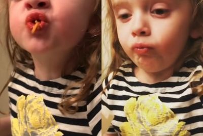 Viral Gadis Kecil Akting Pura-pura Suka Masakan Ibunya, Bikin Ngakak Plus Gemas