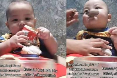 Viral Bayi Diberi Minum Kopi Sachet, Tetangga Bongkar Kelakuan Ibunya