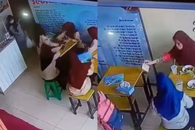 Viral Video CCTV Emak-emak Nyolong Dompet Anak Sekolah, Netizen: Ingat Umur, Bu!