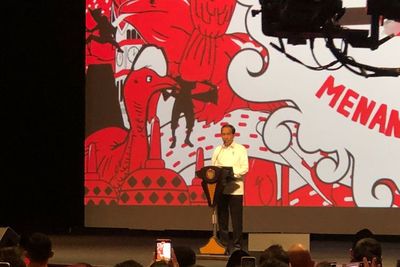Hadir di HUT PSI, Presiden Jokowi: PSI Harus Masuk Senayan!