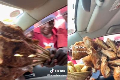 Buset! Pria Indonesia Diserbu Penjual Ayam Panggang Debu di Afrika sampai Masuk Kaca Mobil