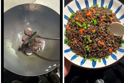 Viral Masak Nasi Goreng Pakai Biskuit Oreo, Netizen: Sekte Sesat Makin Nambah Aja!
