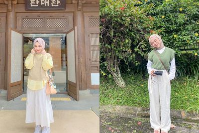5 Outfit Korean Style untuk Pengguna Hijab, Simple dan Casual!