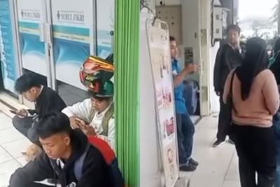Rela Datang Hujan-hujanan, Para Pelamar Kerja Ini Malah Kena Prank Info Loker Palsu