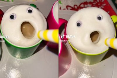 Bukan Cuma Orang, Minuman Kopi Ini Juga Bisa Cosplay Selebrasi Ronaldo: Siuuu