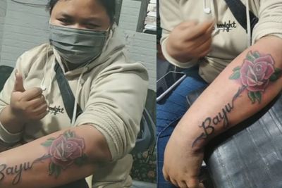 Nyesek! Cewek Ini Baru Bikin Tato Nama Pacar di Tangan, Cowoknya Tiba-tiba Minta Putus