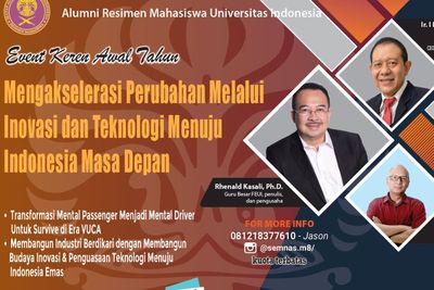 Hadapi Perubahan di Era Vuca, Iluni Menwa UI Bikin Seminar Gandeng Ekonom Rhenald Kasali