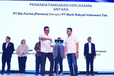 Permudah Layanan Keuangan, BRI Kolaborasi dengan Bio Farma Bangun Ekosistem Healthcare