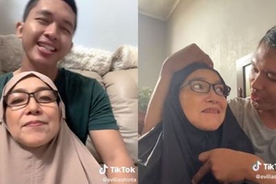 Beda Usia 18 Tahun! Pasangan Suami Istri Ini Bagai Ibu dan Anak, Pamerkan Kemesraan