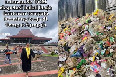 Ekspektasi Bakal Kerja Kantoran, Lulusan S2 UGM Ini Justru Kerja di Tempat Sampah