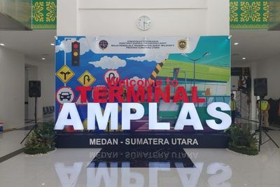 Besok Diresmikan Presiden Jokowi, Ini Foto-foto Wajah Baru Terminal Amplas Lebih Modern