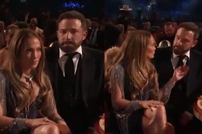 J.Lo Keciduk Kamera Marahin Ben Affleck yang Bosan saat di Grammy