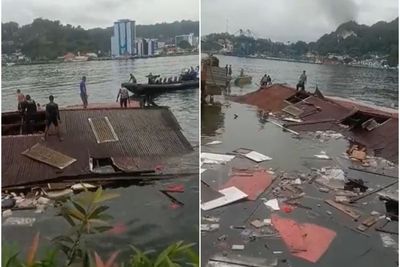 Gempa M 5,4 Guncang Jayapura, Bangunan Cafe Roboh dan Hanyut ke Laut, 4 Orang Tewas