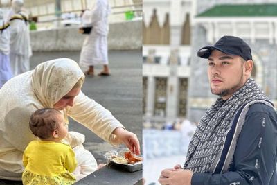 Usai Bangun Masjid, Kini Ivan Gunawan Ikutan Berbagi Makanan untuk Warga di Makkah