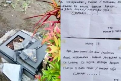 Geger! Puluhan Nisan di Blitar Dirusak, Pelaku Beri Ancaman dari Munkar dan Nakir