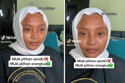 Calon Pengantin Ini Pasrah Dirias oleh MUA Pilihan Orangtua, Hasilnya Bikin Kaget!