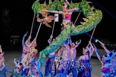 Pecah! Aksi Spektakuler Pragina Gong Memukau Pembukaan ASEAN Tourism Forum 2023